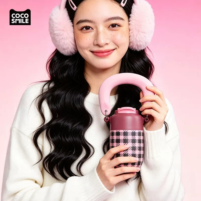 Coco Smile 350ml Insulated Tumbler with Handle