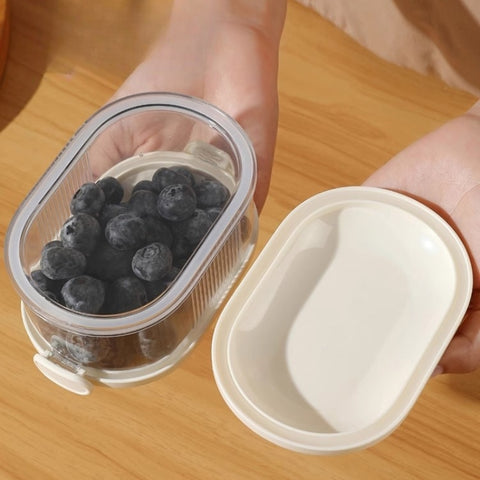 Multilayer Spice Container with Transparent Design and ABS Clasps