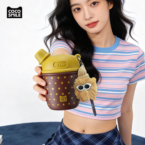 COCO SMILE 410ml 316 Stainless Steel Straw Travel Cup