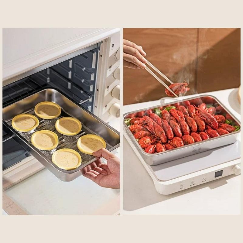 MDZF 304 Stainless Steel Dumpling Storage Container