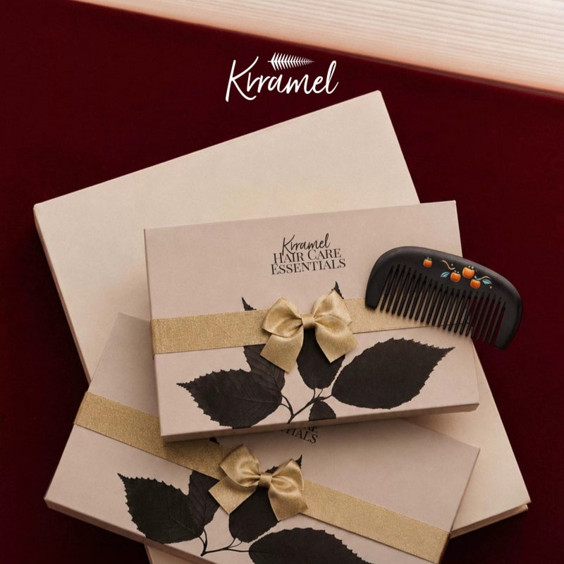 KRRAMEL KOTIBÉ Hand-Painted Lacquer Art Hair Comb