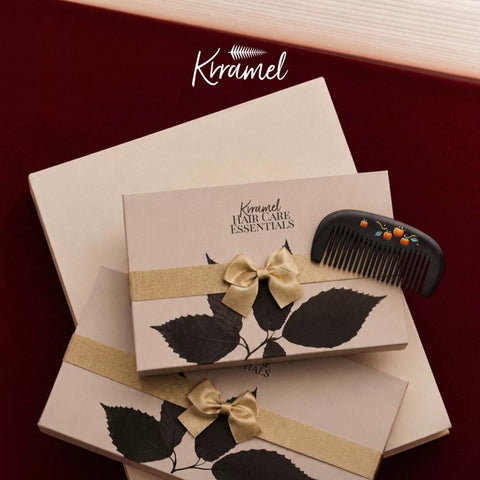 KRRAMEL KOTIBÉ Hand-Painted Lacquer Art Hair Comb