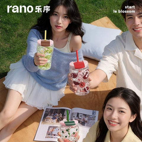 Rano Le Blossom Bubble Glass Cup 520ml
