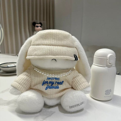 HOTPLUS Rabbit & Cup 450ml Insulated Water Bottle
