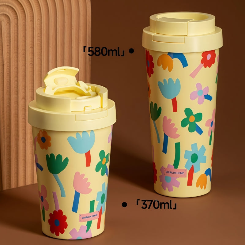 CHUNLIN HOME 370/580ml Insulated Travel Coffee Mug