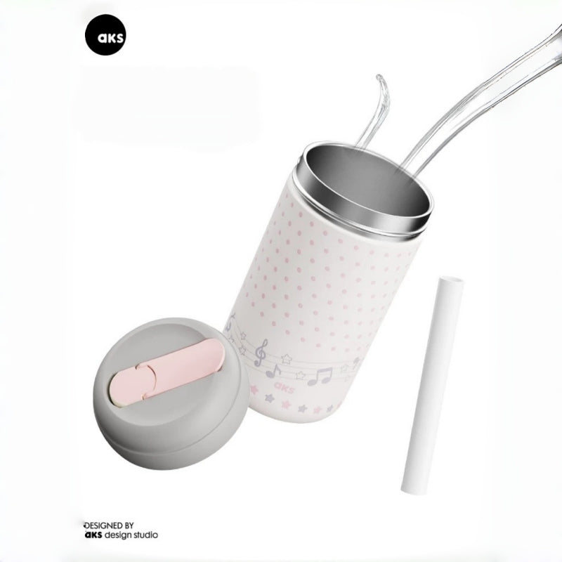AKS Lulu Bottle 16oz Insulated Tumbler with Straw