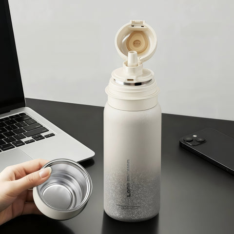 Lane Mouen Ceramic-Lined Insulated Water Bottle 17oz (500ml)