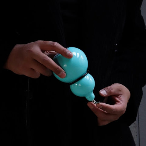 OTE Rainbow Gourd-Shaped Stainless Steel Insulated Tumbler with Straw