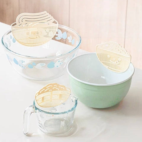 Universal Removable Strainer Lid - Fine Mesh Filter for Bowls & Cups