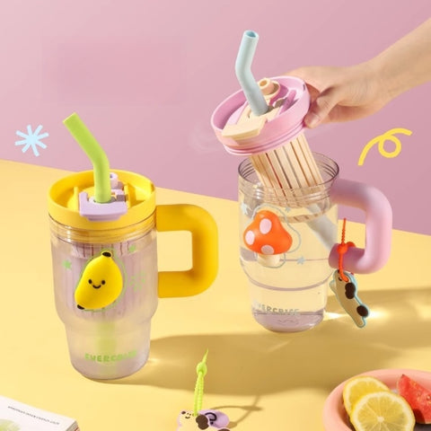 CoolSnow Big Mouth Water Bottle Silicone Grip Detail