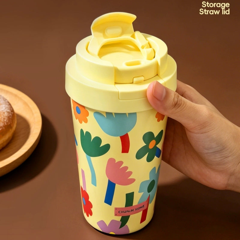 CHUNLIN HOME 370/580ml Insulated Travel Coffee Mug