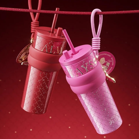 Leak-proof silicone base and pop-up straw for easy drinking