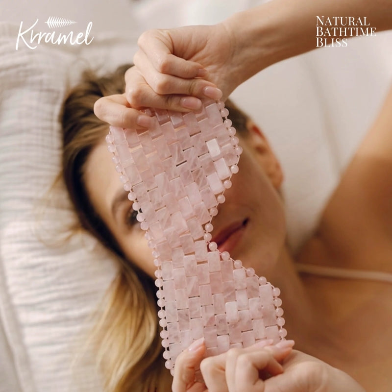Krramel Rose Quartz Eye Mask