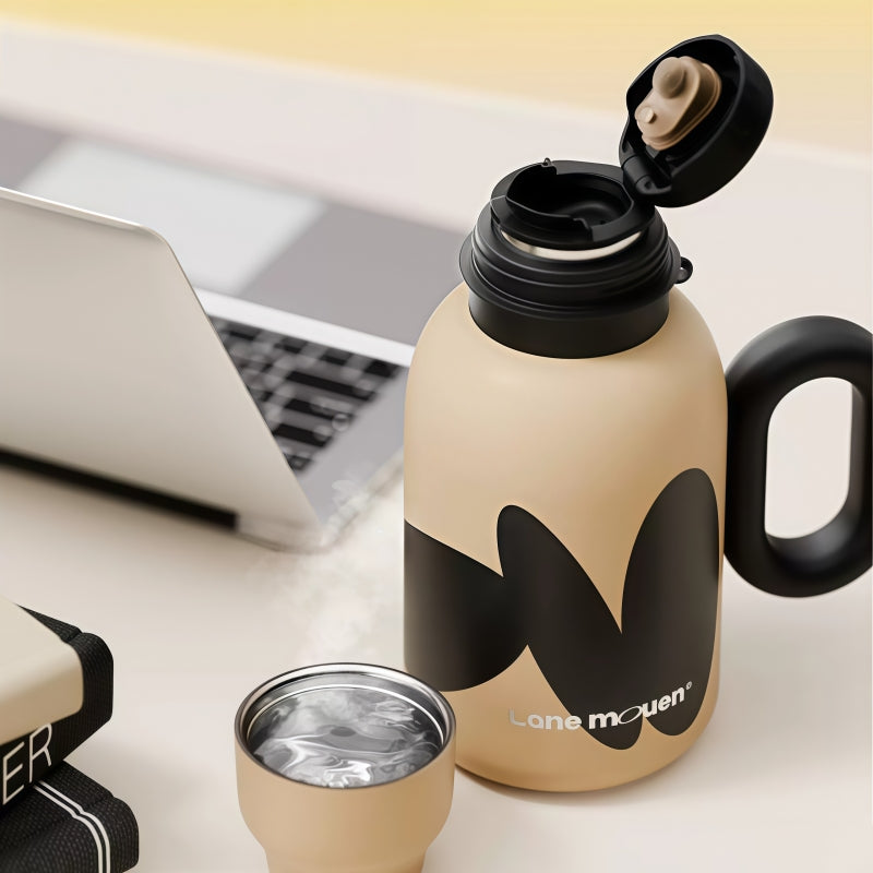 Lane Mouen 1500ml/1000ml Vacuum Insulated Pot with Handle & Cup Lid