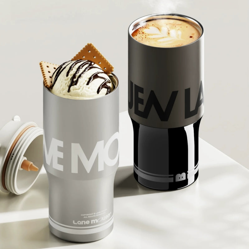 Lane Mouen 820ml Insulated Tumbler – 2-in-1 Straw & Spout Lid