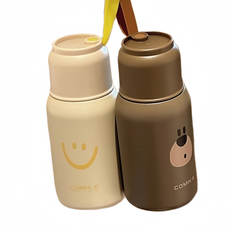 smiley face insulated bottle for coffee