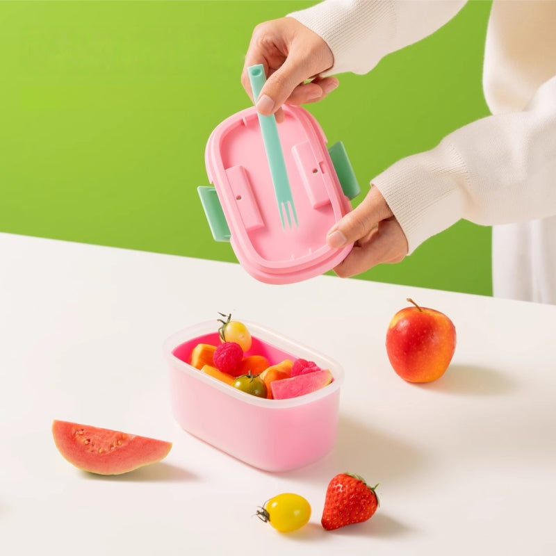 CHAKO LAB 650ml Leak-Proof Fruit Box with Colander 