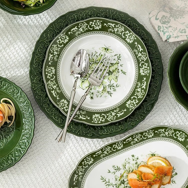 elegant romantic porcelain tableware