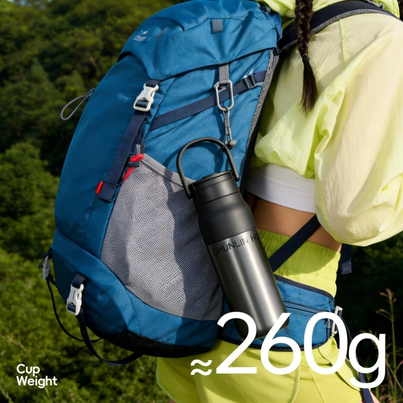 CHUNLIN HOME 630ml Insulated Water Bottle with Handle