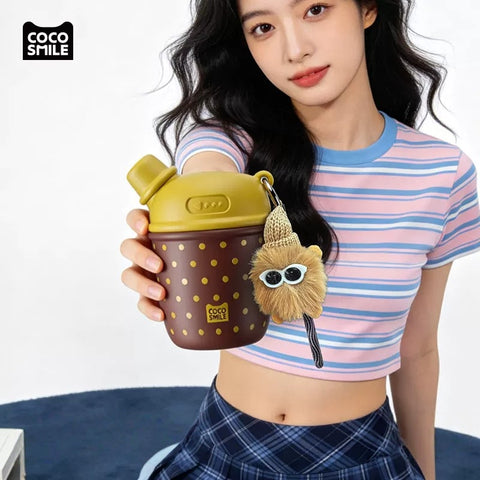 COCO SMILE 410ml 316 Stainless Steel Straw Travel Cup