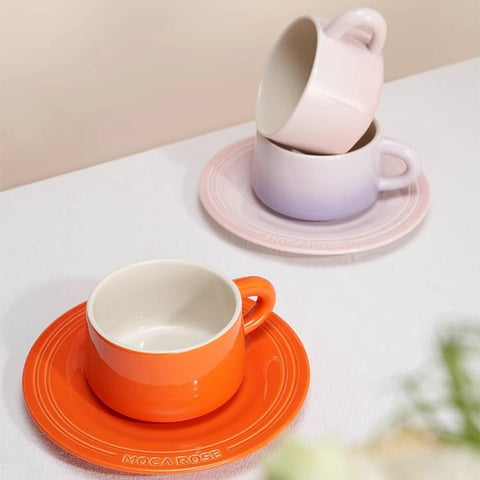 ceramic cup and saucer