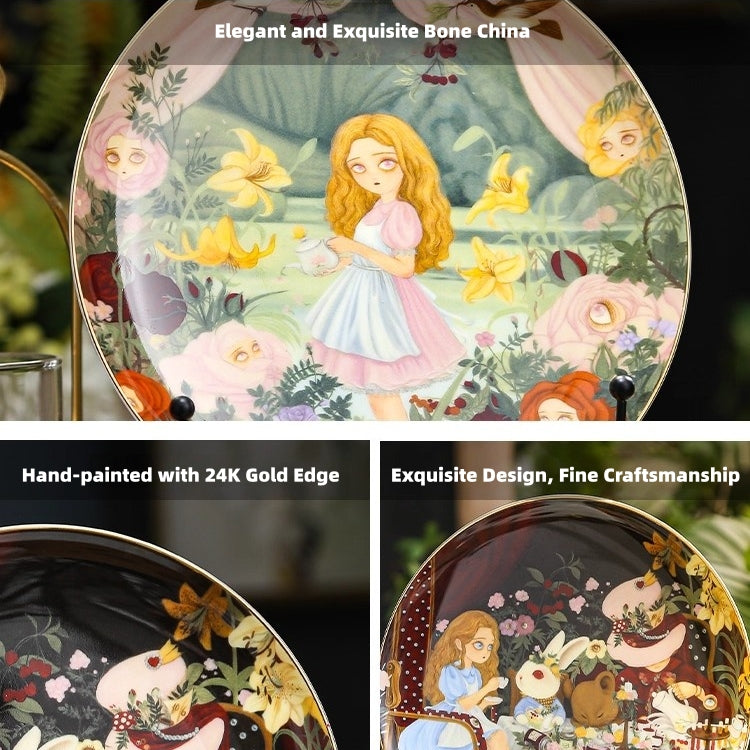 Stechcol Qilililisi 8-Inch Bone China Plate