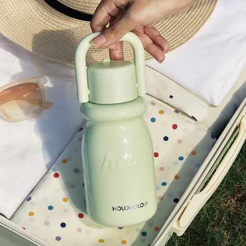 HOLOHOLO Portable and Stylish MIU Cup 430ml - Perfect Daily Companion Milk Insulated Bottle