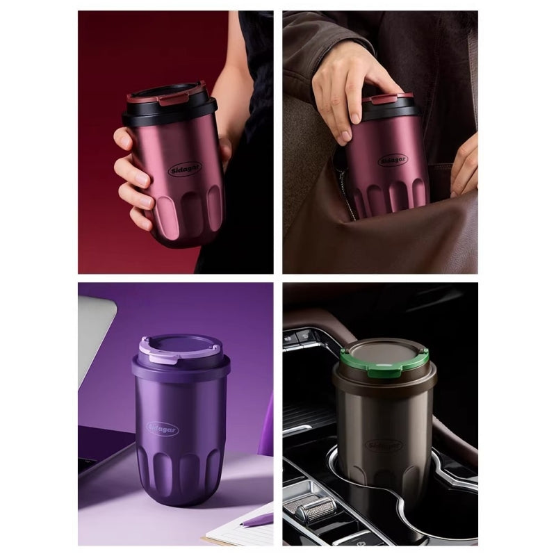 Sidagar Ceramic-Coated Insulated Coffee Mug