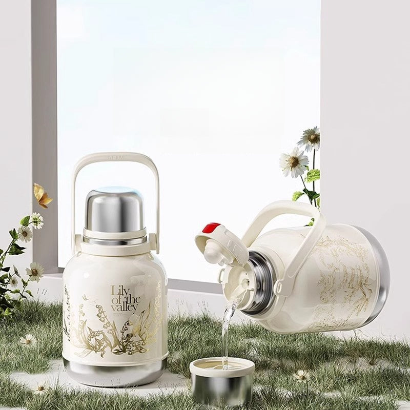 Lily of the Valley Vacuum Flask