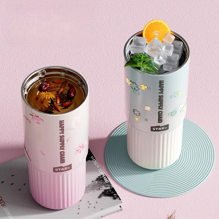 SIDAGAR+ Monet Garden Vacuum Insulated Thermos 750ml