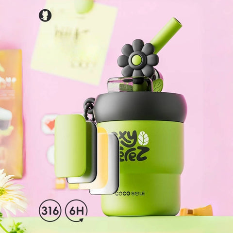 COCO SMILE Flower Thermos Mug