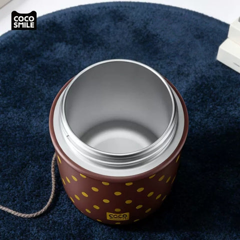 COCO SMILE 410ml 316 Stainless Steel Straw Travel Cup