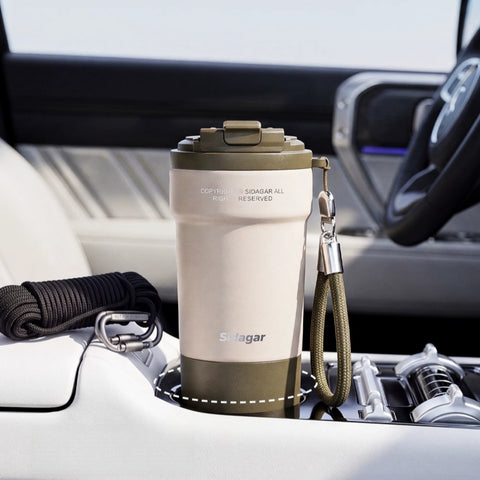 Sidagar Large Ceramic-Lined Dual-Drink Travel Bottle