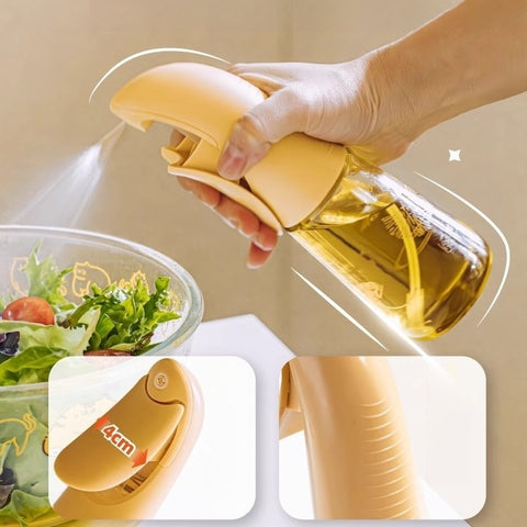 SHUEHO Premium Borosilicate Glass Oil Spray Bottle