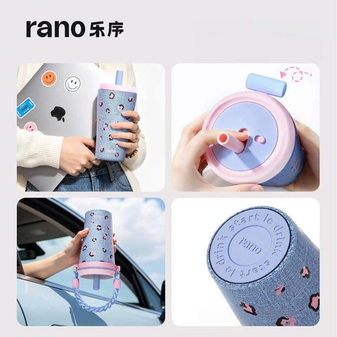 Rano Yosha 22oz Insulated Tumbler with Straw