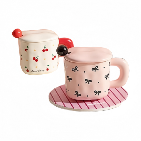 Eco-friendly multi-pattern mug in dishwasher and oven