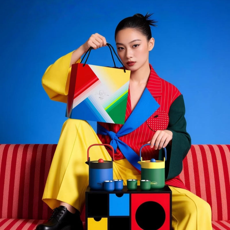 Sidagar Memphis Collection 860ml Stainless Steel Teapot