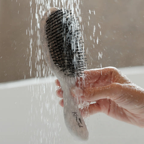 KRRAMEL Pebbles Scalp Cleansing Brush for Wet or Dry Hair