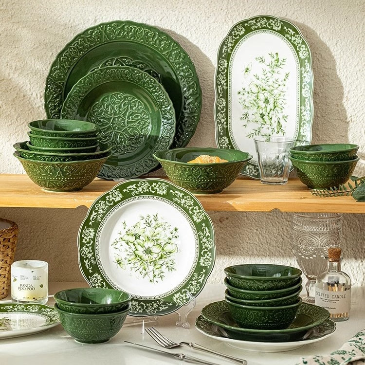 elegant romantic porcelain tableware