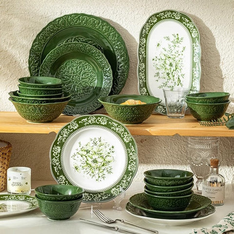 elegant romantic porcelain tableware