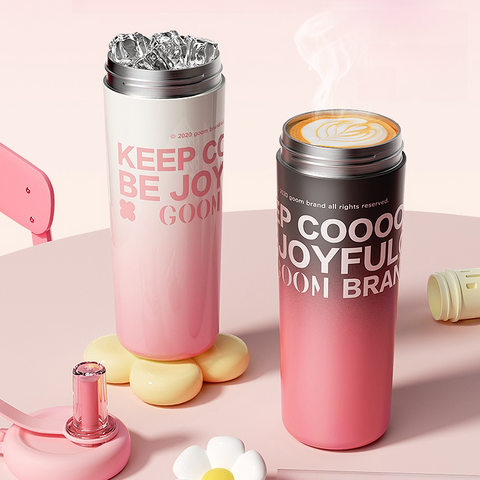 GOOM Sunshine Series Insulated Tumbler - 750mL Tea Infuser Bottle