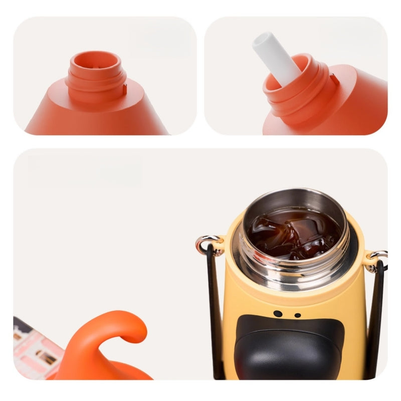 YOYAN X Salt-Eating Fish Collab Dog GOGO Insulated Thermos Cup