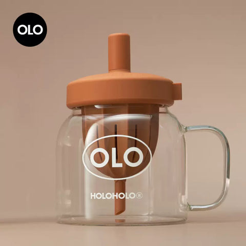 HOLOHOLO ACORN GLASS CUP WITH TEA FILTER 600ml & 1000ml