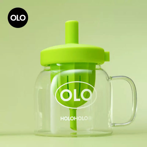 HOLOHOLO ACORN GLASS CUP WITH TEA FILTER 600ml & 1000ml