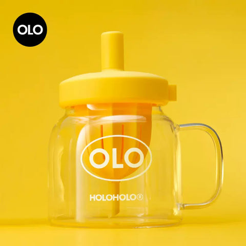 HOLOHOLO ACORN GLASS CUP WITH TEA FILTER 600ml & 1000ml