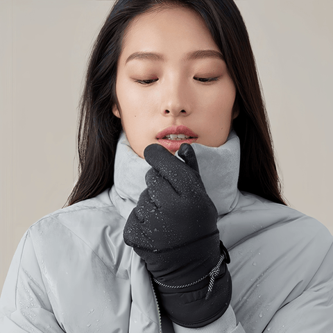 BENEUNDER Waterproof Winter Gloves Unisex Warm Fleece