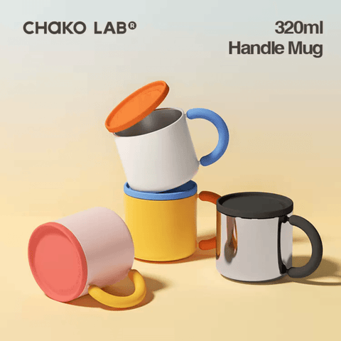 CHAKOLAB STAINLESS STEEL MUG AND PREFACE COUPLE WATER CUP OFFICE CUP WITH LID ACCOMPANYING COLD COFFEE MUG CUP