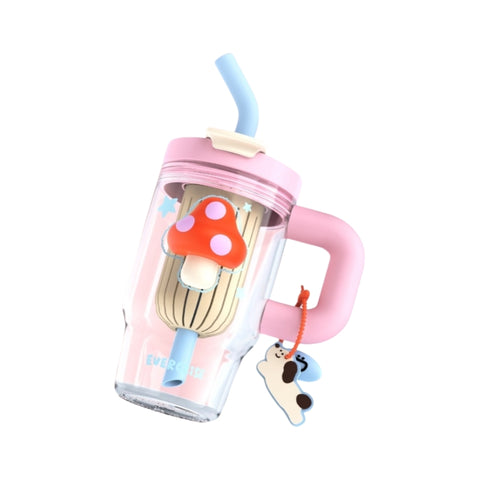 EVERCRISE 800ML Tritan Tumbler with Tea Infuser and Wide Straw