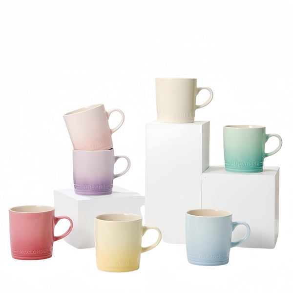 ♡moca♡ MOCA ROSE Couple Mug Set – Premium Ceramic Gift for Special