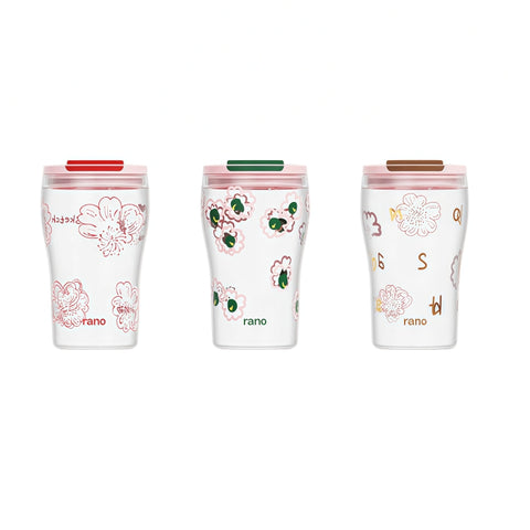 Rano Le Blossom Bubble Glass Cup 520ml
